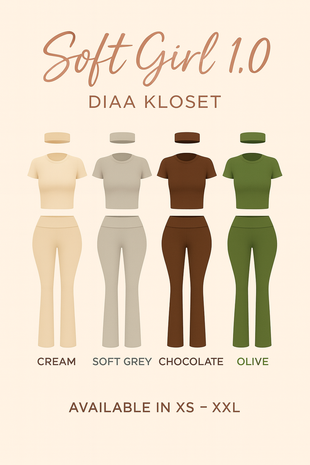 Soft girl 1.0 sets (Short sleeve)